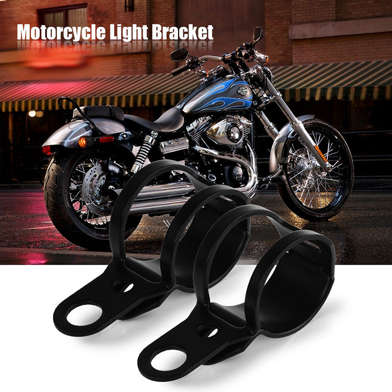 2pcs Motorcycle Turn Signal Light Bracket Clamp Modified Steering Lamp Mount Holder