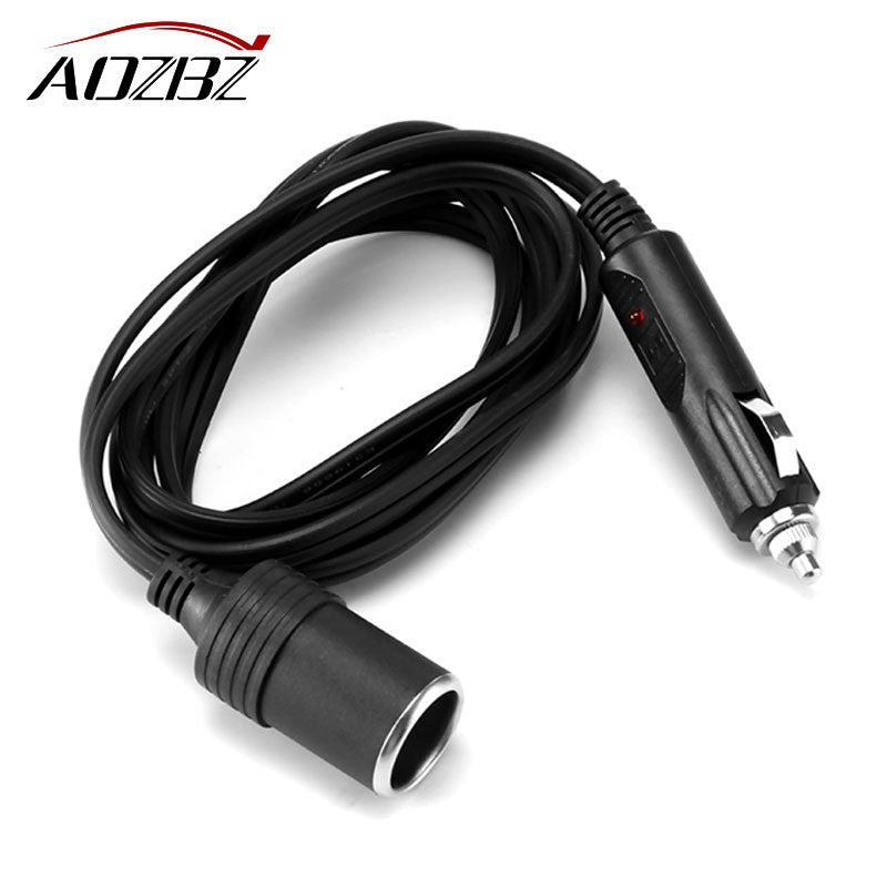 DC 12V Cigarette Lighter Extension Socket Power Plug Outlet