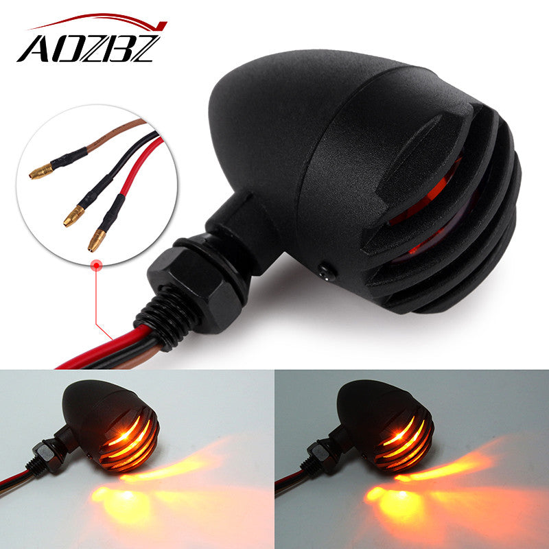 12V Light Front Rear Turn Signal Lamp Indicators for Harley/Honda Motorcycle